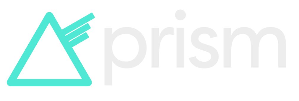 prism white logo