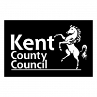 Kent County Council Logo Black And White 200x200